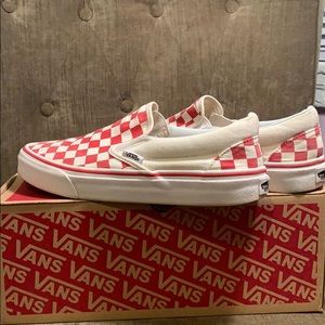 Red Checkered Vans